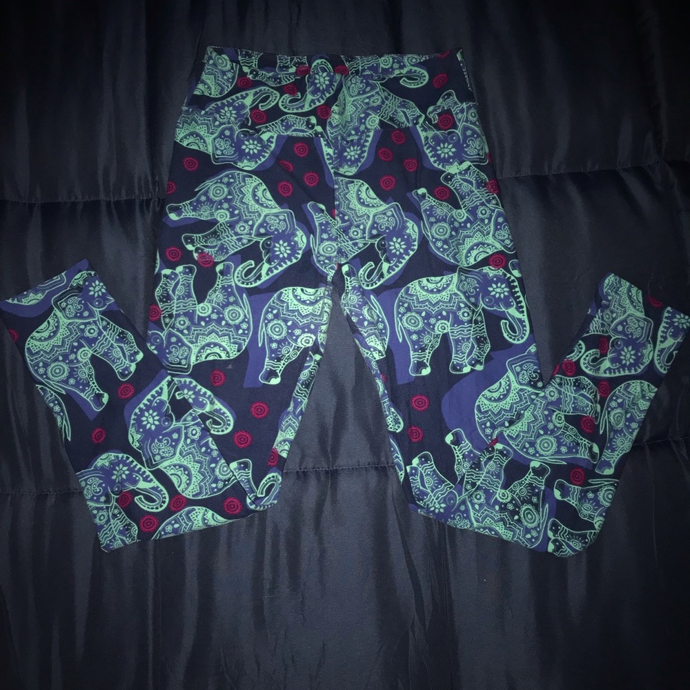 Lularoe OS elephant leggings UNICORN
